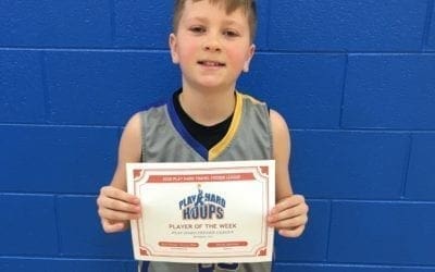 Reed Dangel – 5th Grade – PHH Feeder League Player Of The Week Saturday, February 22nd