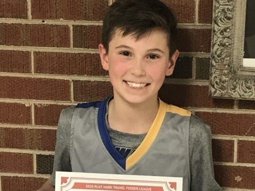 Joel Paasch – 6th Grade White – PHH Feeder League Player Of The Week Sunday, February 23rd